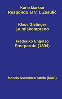 Respondo al V. I. Zasuliĉ