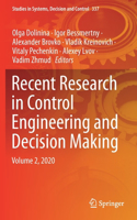 Recent Research in Control Engineering and Decision Making