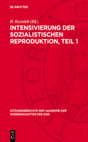 Intensivierung Der Sozialistischen Reproduktion, Teil 1