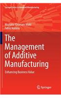Management of Additive Manufacturing
