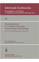 Kommunikation in Verteilten Systemen -- Anwendungen Und Betrieb