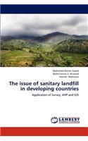 issue of sanitary landfill in developing countries