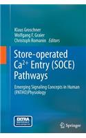 Store-operated Ca2+ entry (SOCE) pathways