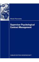Supervisor Psychological Contract Management