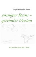 sinniger Reim - gereimter Unsinn