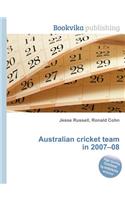 Australian Cricket Team in 2007-08