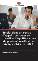 Emploi dans un centre d'appel