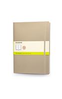 Moleskine Classic Plain Extra Large Notebook: Khaki Beige