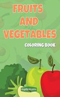 Fruits and Vegetables Coloring Book