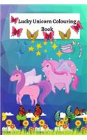 Lucky Unicorn Colouring Book