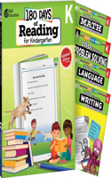 180 Days(tm) Reading, Math, Language, Writing, & Problem Solving for Kindergarten: 5-Book Set
