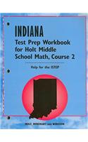 Holt Middle School Math: Test Preparation Workbook Course 2