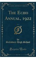 The Echo Annual, 1922, Vol. 2 (Classic Reprint)