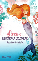 Libro para colorear de sirenas