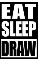 Eat Sleep Draw - Gift Notebook for Archery, Medium Ruled Journal