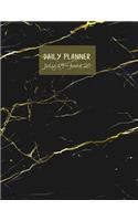 Daily planner July 19 - June 20: Large. With over 400 Pages. Daily Goals, To-dos, Assignments and Tasks. Includes Gratitude section, Meal planner, Mood tracker and Water intake trac