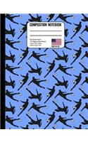 Composition Notebook 5x5 Graph Paper: Soccer Player Blue Back to School Composition Book for Teachers, Students, Kids and Teens