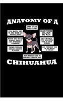 Anatomy of a Chihuahua: Notebook Journal Diary 110 Lined pages