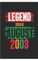 Legend Since August 2003