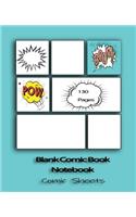 Blank Comic Book Notebook
