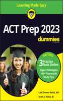 ACT Prep 2023 for Dummies with Online Practice