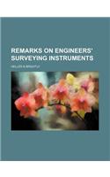 Remarks on Engineers' Surveying Instruments