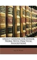 Object Lessons for Junior Work
