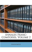 Annales Franc-Comtoises, Volume 2