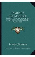 Traite De Gnomonique