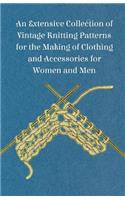 An Extensive Collection of Vintage Knitting Patterns for the Making of Clothing and Accessories for Women and Men