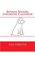 Boykin Spaniel Coloring Calendar