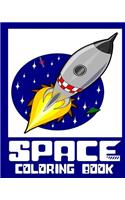 Space Coloring Book - 25 Designs to Color in - Colouring Book