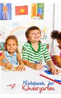 Notebook For Kindergarten: Blank Journal Notebook To Write In