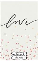 Notebook Journal Dot-grid, Graph, Lined, Blank No Lined Love Many Hearts: Small Pocket Notebook Journal Diary, (Blank Notebook Journal)