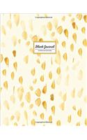Blank Journal - Watercolor Softcover: Beige, 110 Empty Pages, 8.5 X 11