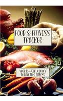 Food & Fitness Tracker Journal and Planner
