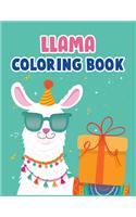 Llama Coloring Book