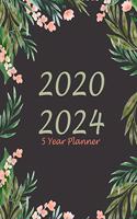 2020-2024 5 Year Planner: Forest Cover, 60 Months Appointment Calendar, Business Planners, Agenda Schedule Organizer Logbook and Journal With Holidays and inspirational Quote