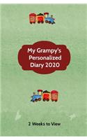 My Grampy's Personalized Diary 2020: Two week to view diary with space for reminders & notes (compact version)