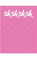 sksksksk: VSCO sksksksksk journal notebook 120 college ruled lined pages
