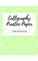 Calligraphy Paper for Beginners: Modern Calligraphy Practice Sheets - 100 sheets, Nifty Hand Lettering Practice Notepad, Calligraphy Parchment Paper, Alphabet Practice Sheets