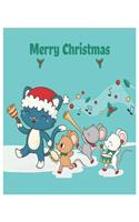 merry christmas coloring and activity book: A Coloring and Activity Book for Kids
