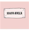 South Africa: Ruled Travel Diary Notebook or Journey Journal - Lined Trip Pocketbook for Men and Women with Lines