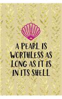 A Pearl Is Worthless As Long As It Is In Its Shell