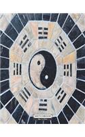 sketchbook: Yin and yang cover (8.5 x 11) inches 110 pages, Blank Unlined Paper for Sketching, Drawing, Whiting, Journaling & Doodling(1 Yin and Yang Sketchbook)