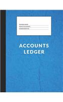 Accounts Ledger: Simple Accounts Ledger for Home or Business(25 Simple Accounts Ledger 8.5 X 11)