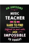 Music Teacher Notebook