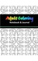 Adult Coloring Notebook & Journal