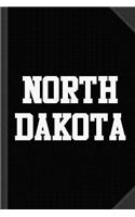 North Dakota Journal Notebook: Blank Lined Ruled for Writing 6x9 120 Pages