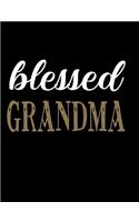 Blessed Grandma: Blank Lined Journal